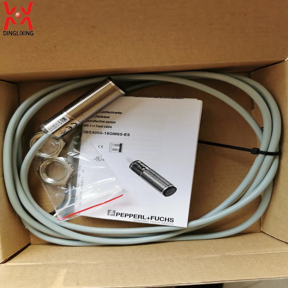 New Pepperl+Fuchs OBS4000-18GM60-E5-V1 Photoelectric Sensor In Box
