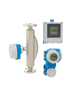 Picture of Coriolis flowmeter Proline Promass F 500 / 8F5B with different remote transmitters