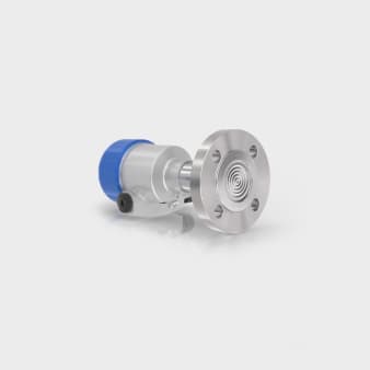 OPTIBAR PM 5060 with OPTIBAR DSP 3000 diaphragm seal: View of the metallic diaphragm